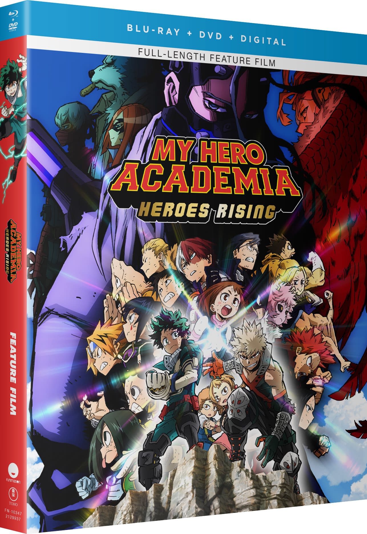 My Hero Academia Heroes Rising Blu ray Out October 27th