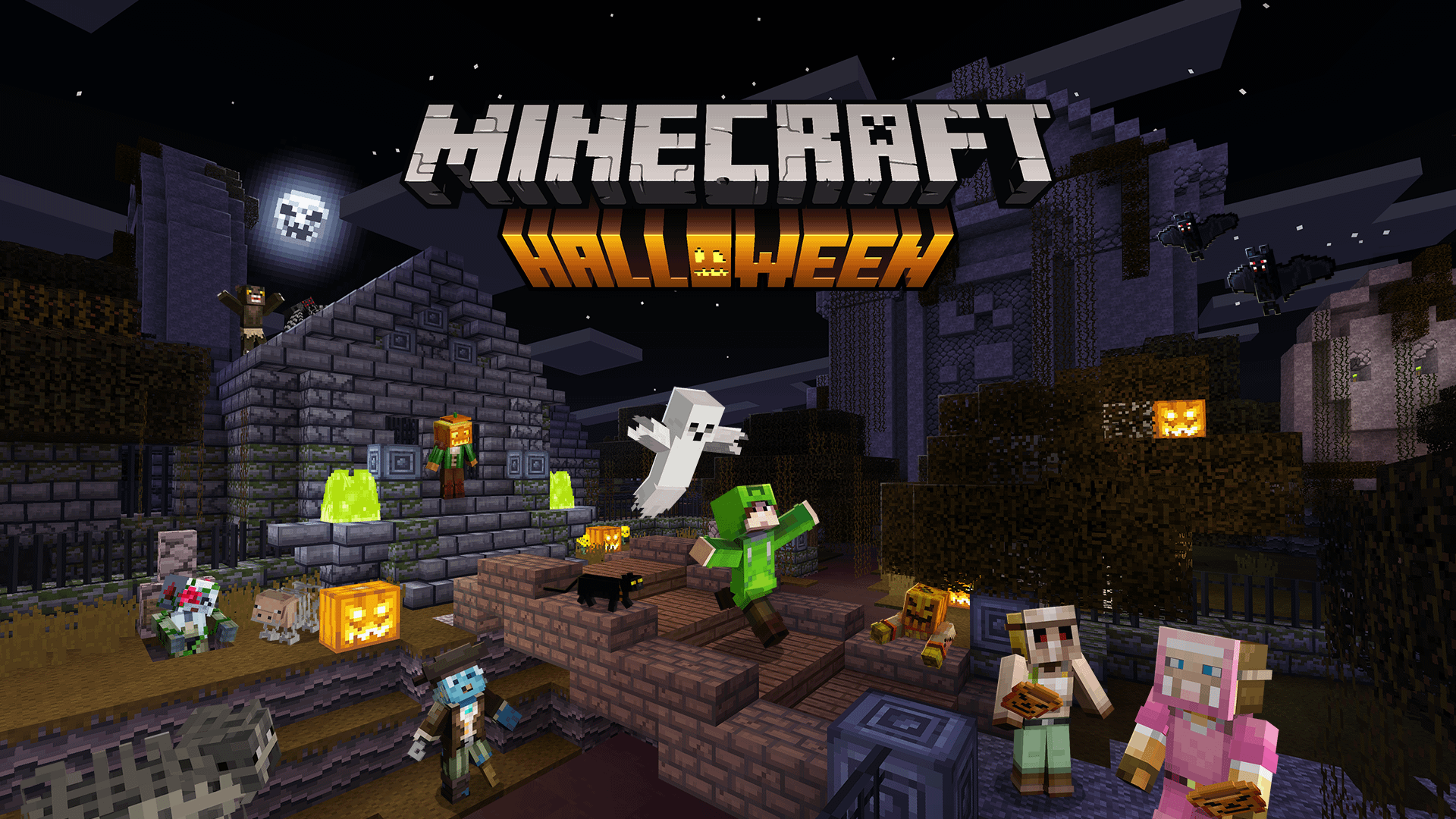 What happens in Minecraft during Halloween?