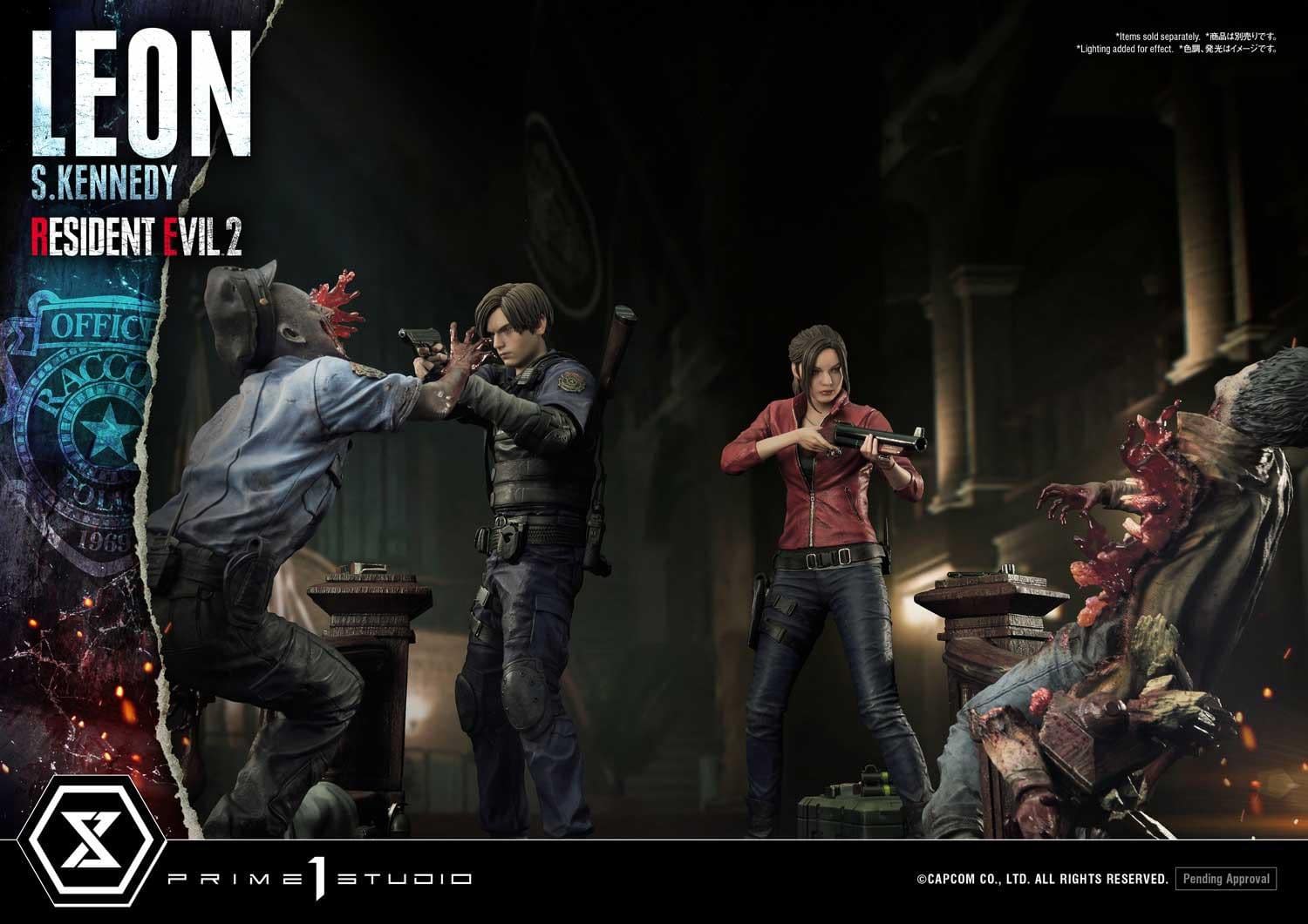 Resident Evil 2 Leon and Claire Are Back to Back with Prime 1 Studio