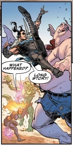 Nightwing High-Kicking His Way To Recovery (Justice League #54)