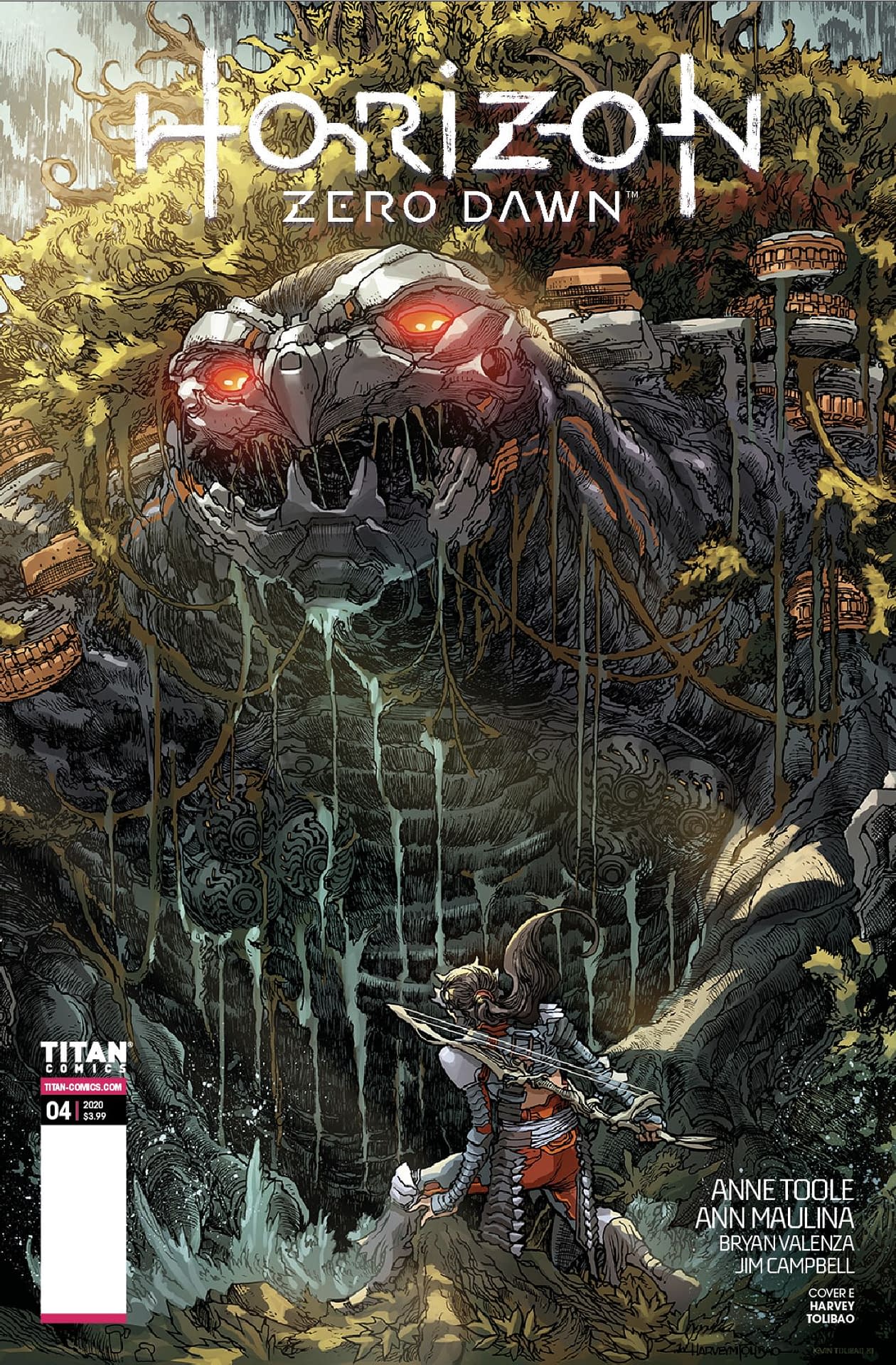 Horizon Forbidden West New Machine Revealed On Comics Cover