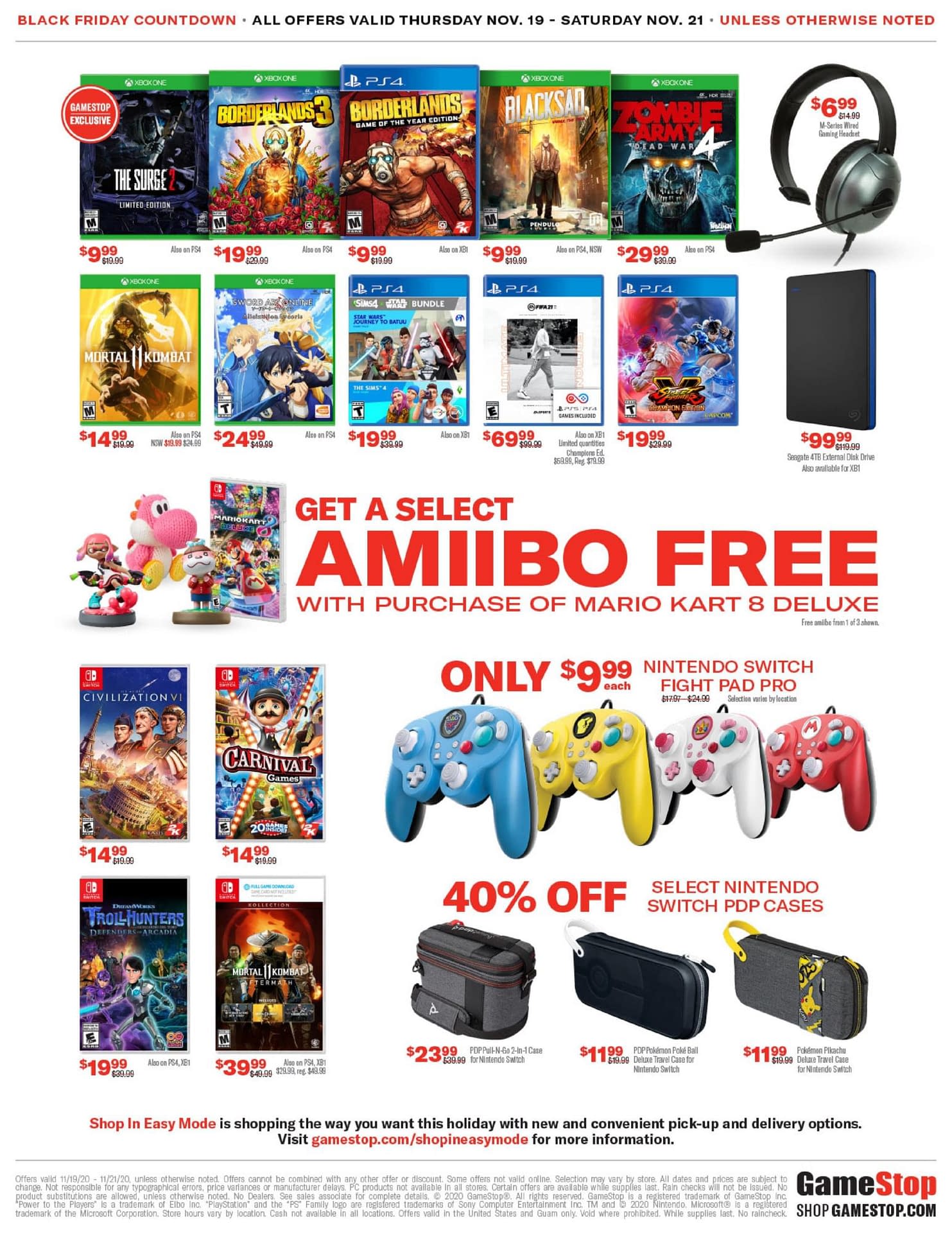 Black friday shop nintendo switch gamestop