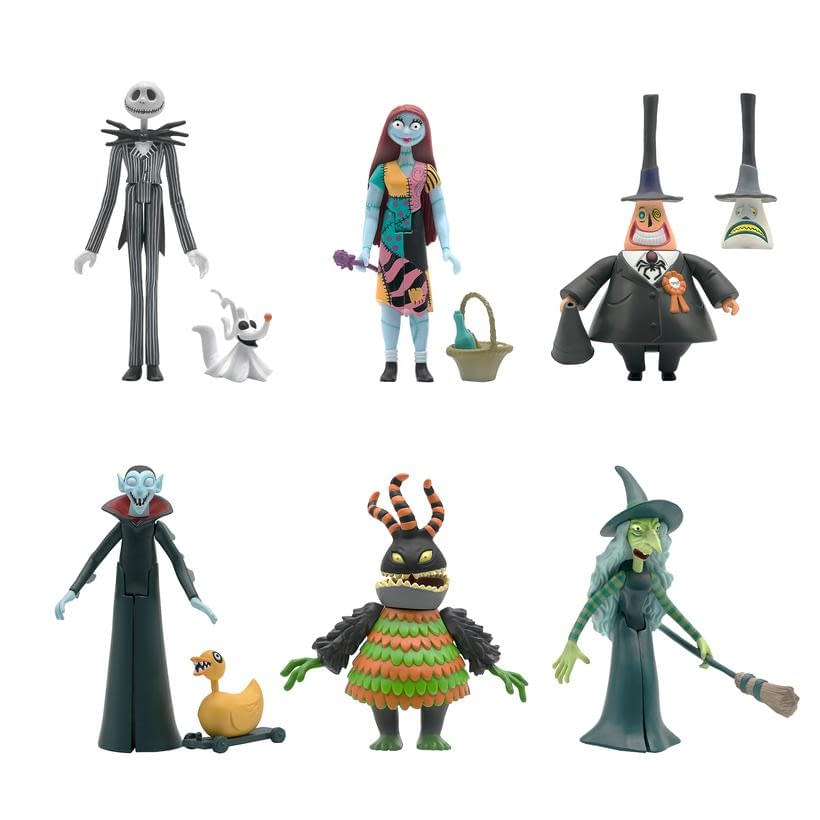 Nightmare Before Christmas Super7 ReAction Figures Available Now