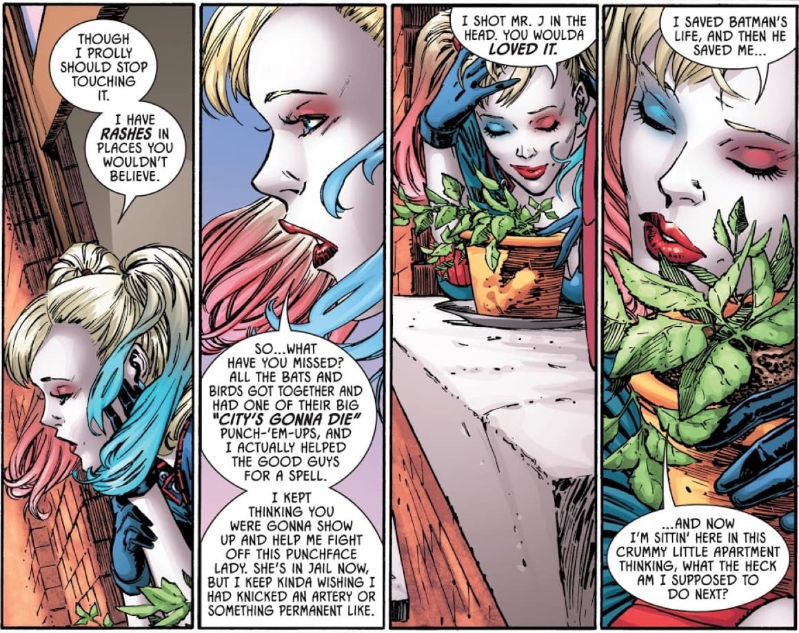 Harley Quinn Still In Love With Poison Ivy Batman 103 Spoilers
