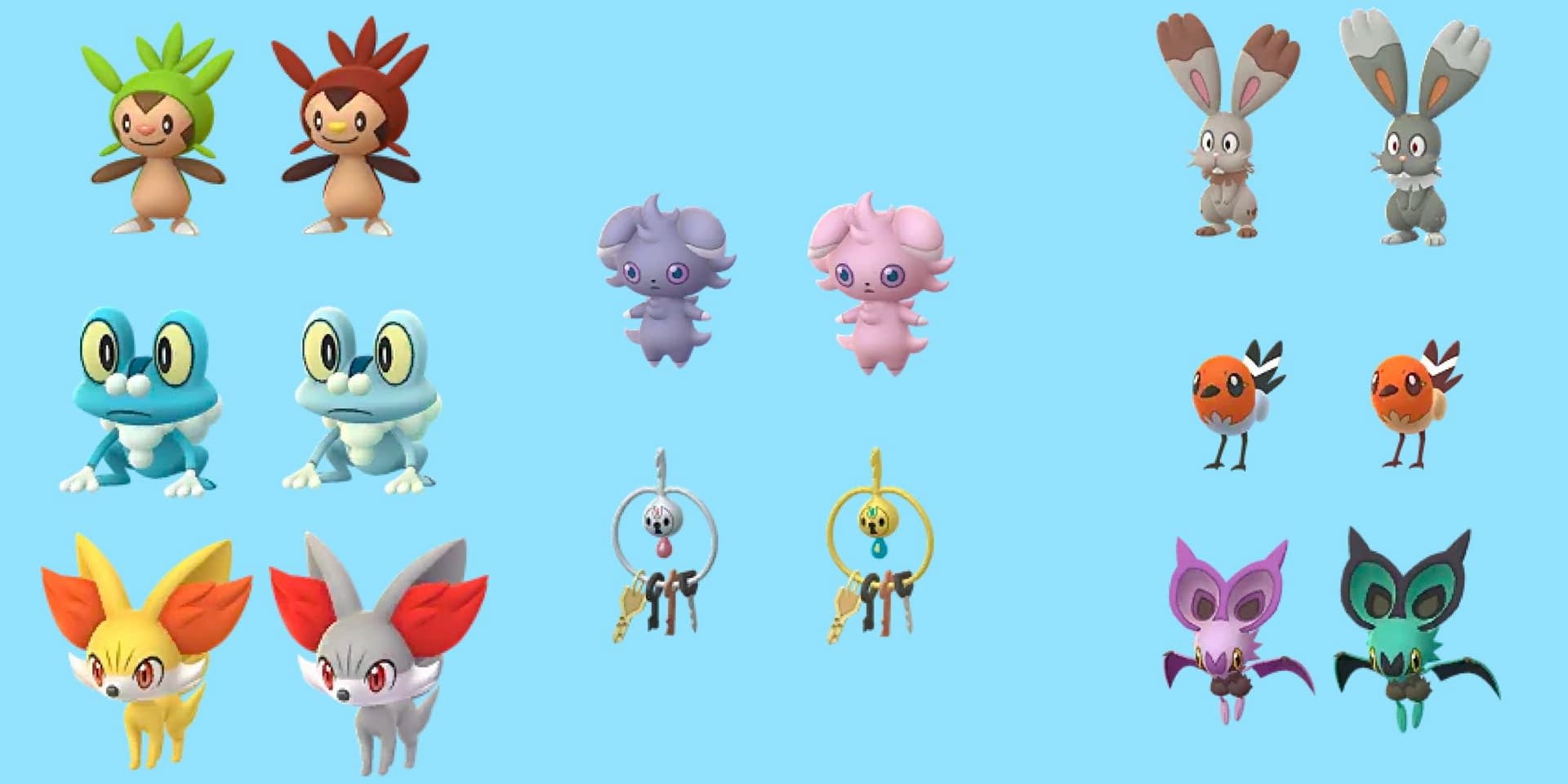 This Is How Shiny Kalos Species Will Look In Pokemon Go