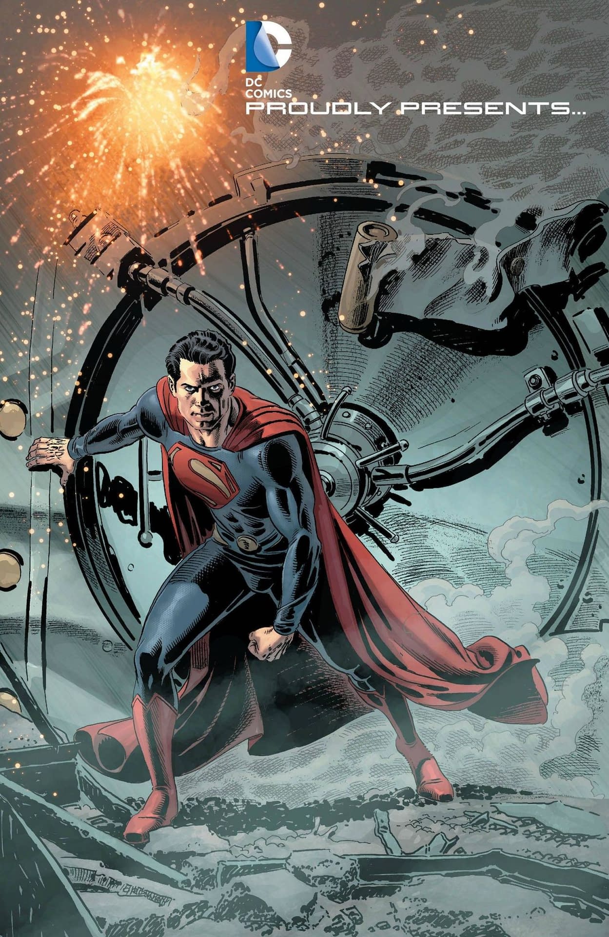 SUPERMAN Art, Man of Steel, DC Artwork