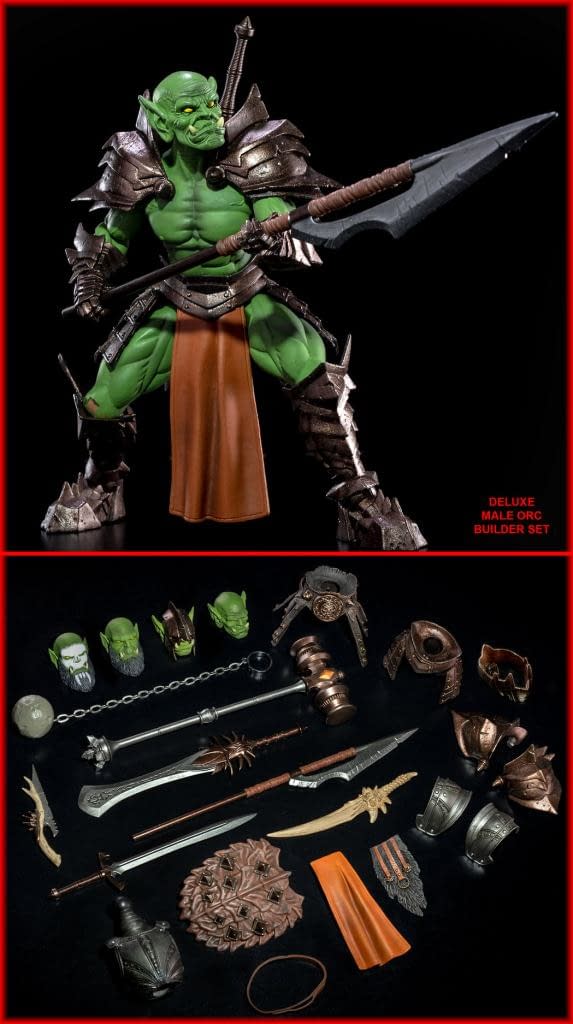 Mythic Legions Tactics Deluxe Orc Builder Figure Sets Coming Soon