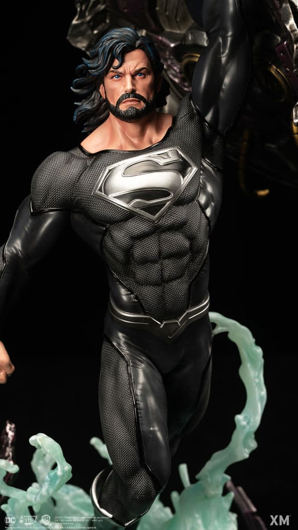 Superman Is Back From the Dead With Black Suit XM Studios Statue