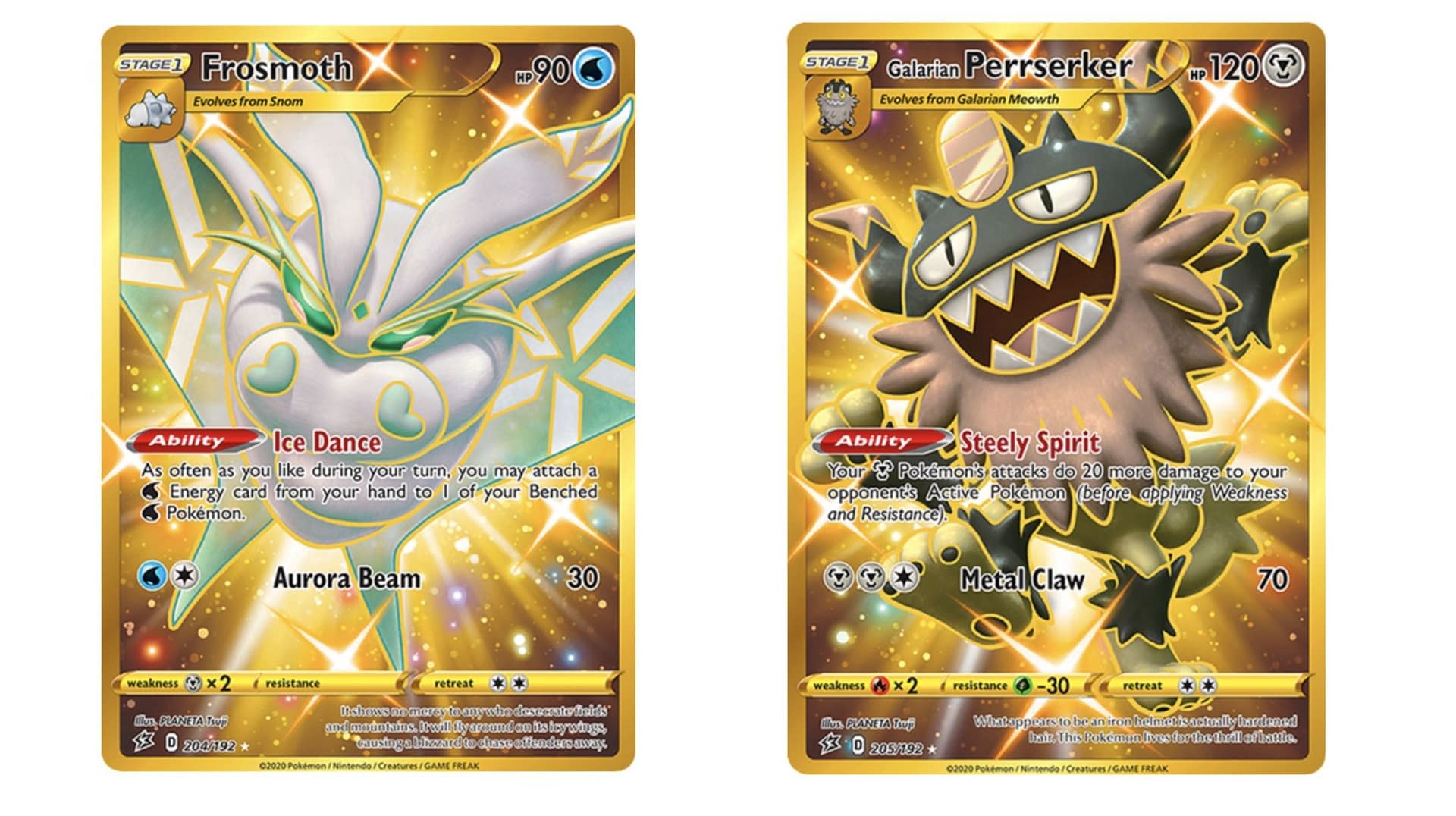 Secret Rare Gold Pokémon Cards Of Pokémon TCG: Rebel Clash