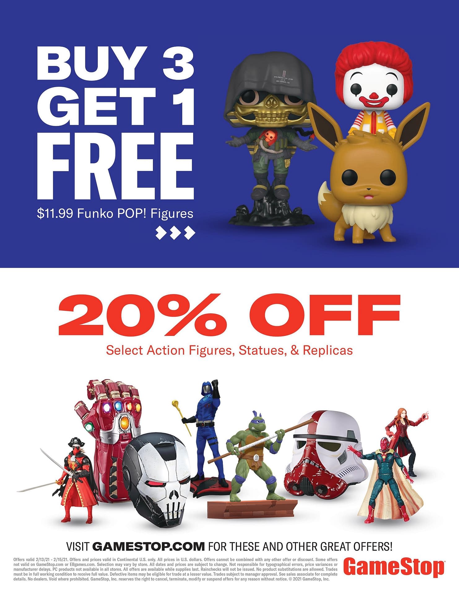 Gamestop action deals figure sale