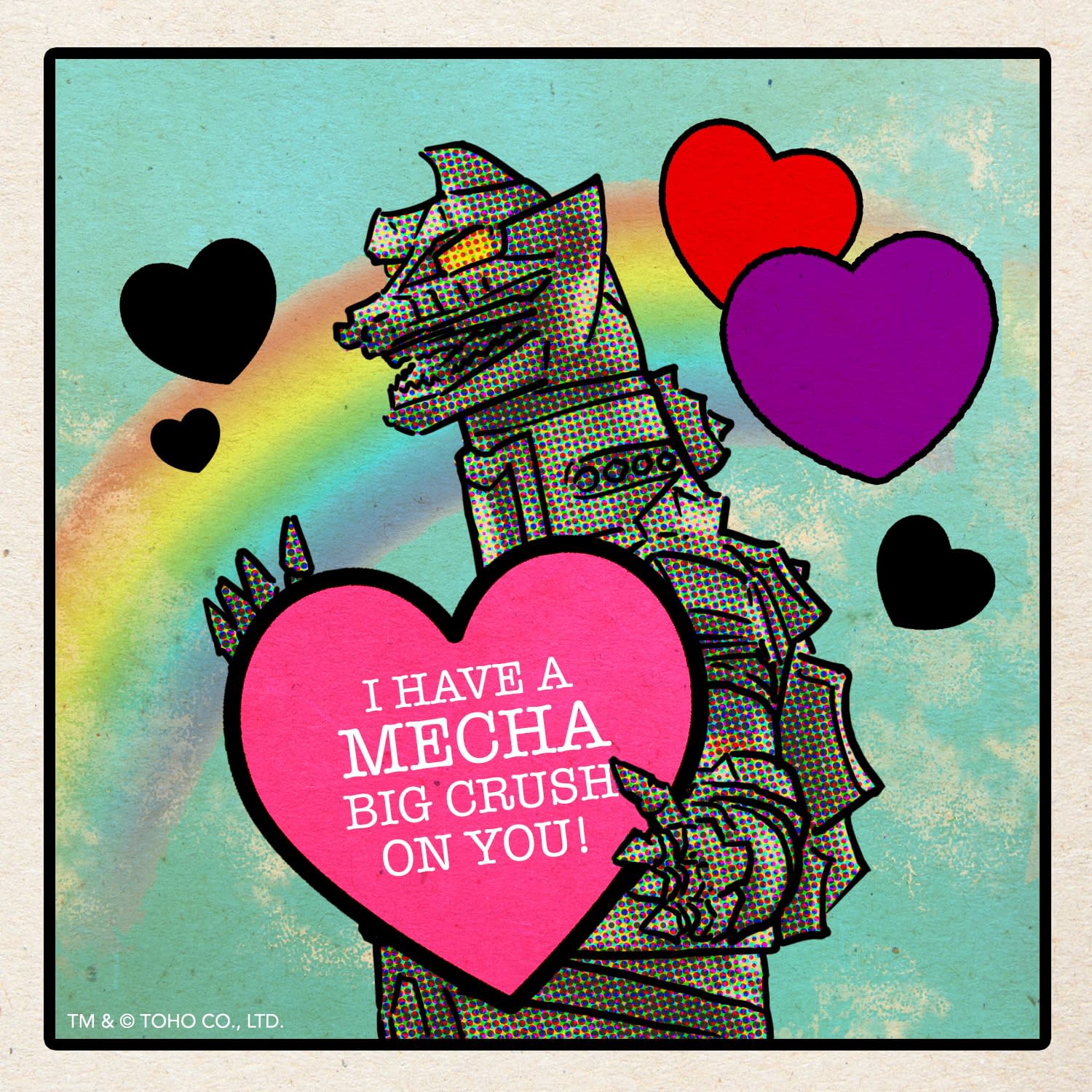 Tell Them You Love Them With A Godzilla Valentine's Day Card