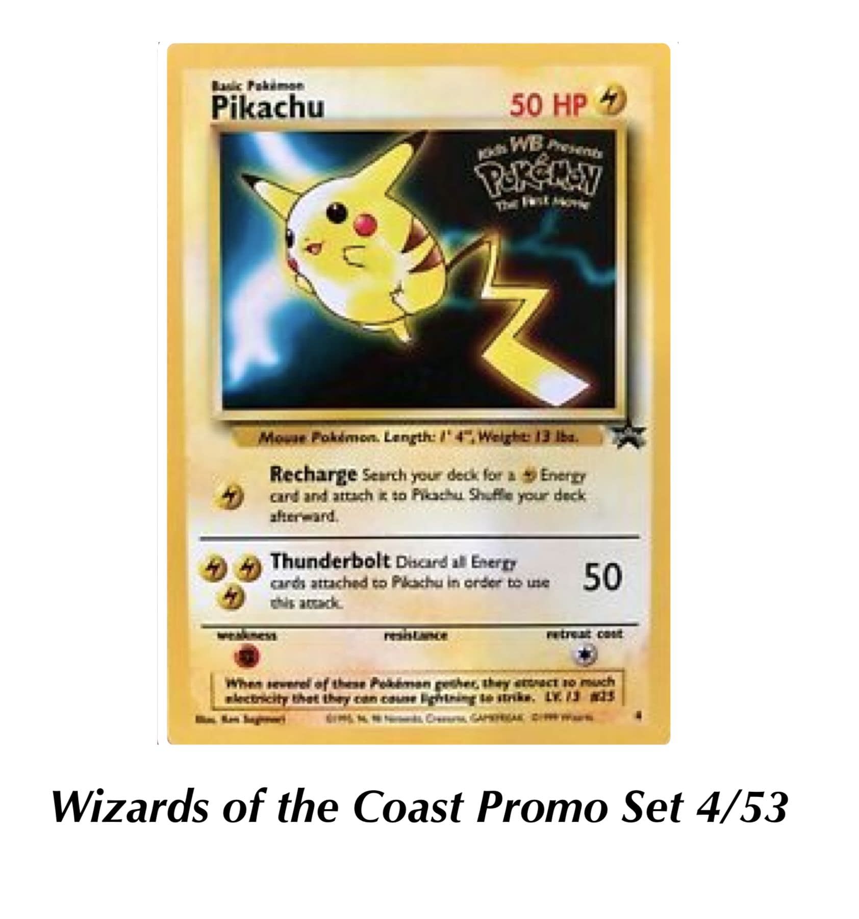 Pokémon Rare pikachu - Thunderbolt