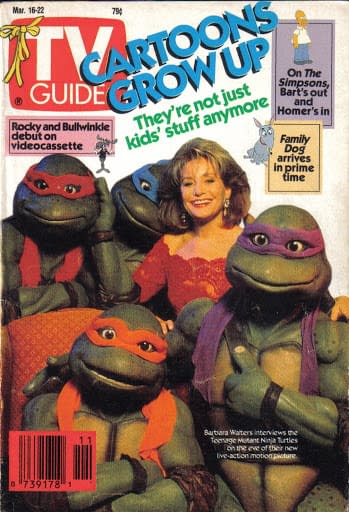 TV Guide March 1991 Cover TMNT