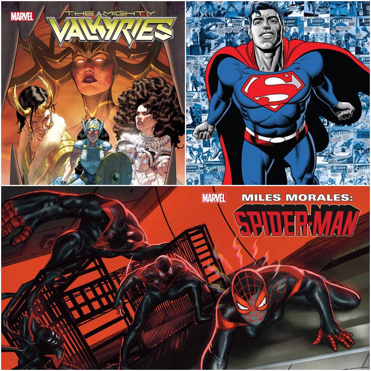 Marvel/DC Comics Ch-Ch-Changes To Superman, Miles Morales & Valkyries