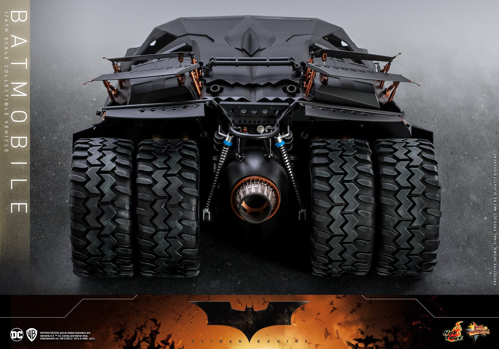 Hot Toys Debuts New Vehicle With Batman Begins Batmobile Tumbler