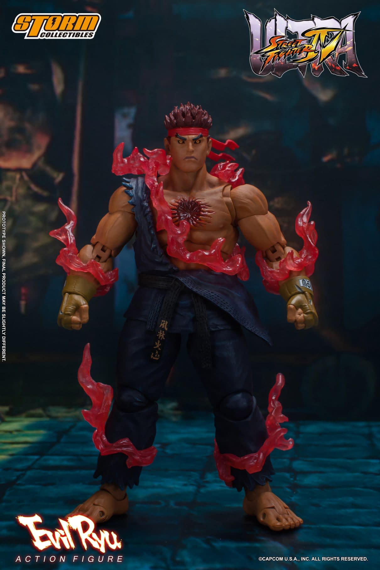 Evil Ryu, hadoken, Street Fighter Alpha 3, Super Street Fighter IV