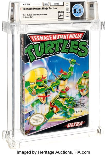TMNT NES Game On Auction At Heritage Auctions