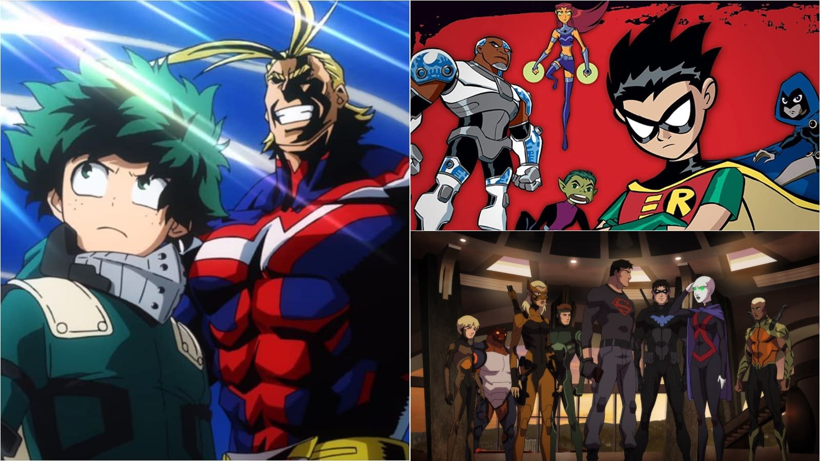 My Hero Academia, Teen Titans & Young Justice Teen Hero Dream Teams