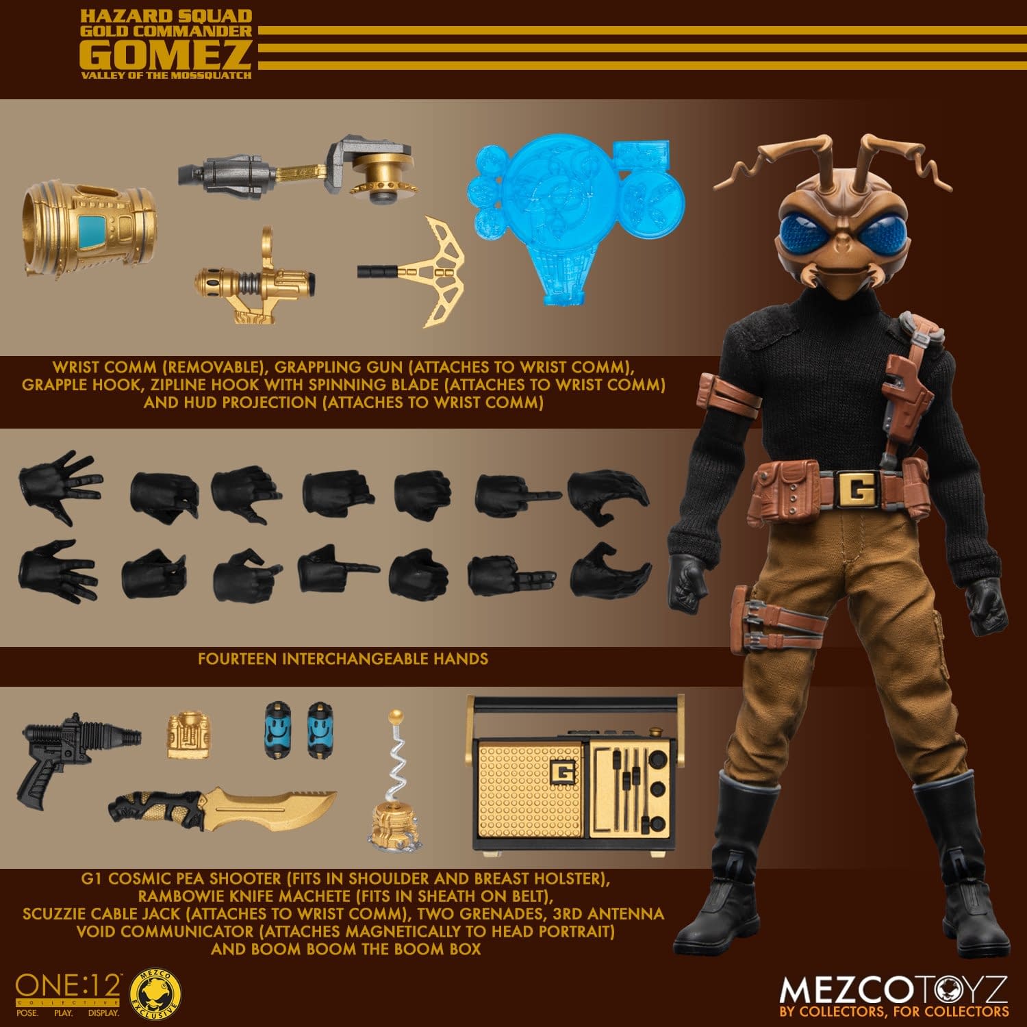 Mezco Toyz Reveals New Commander Gomez One: 12 Collective Figure