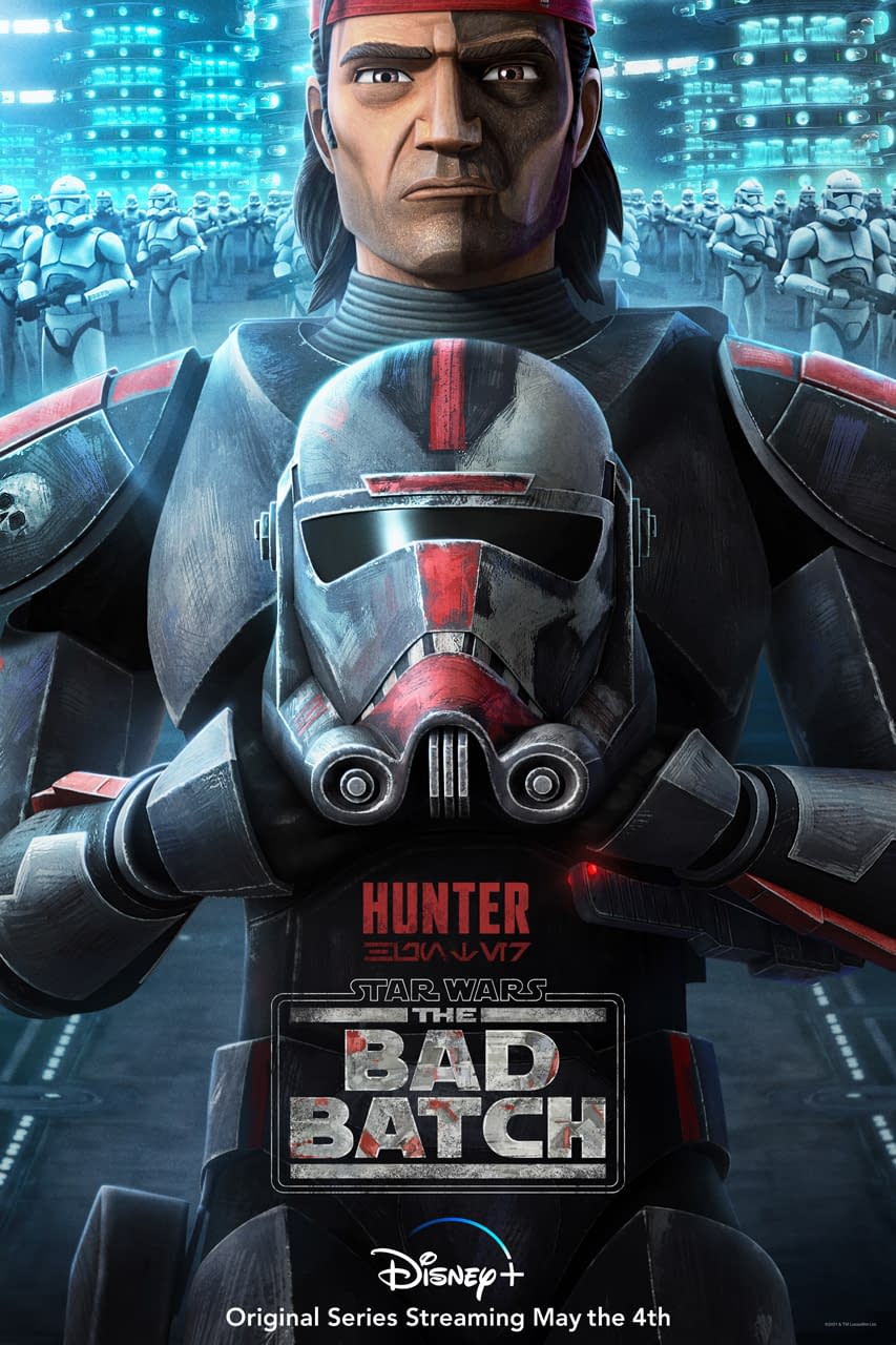 Star Wars The Bad Batch Profiles Hunter In New Key Art Poster