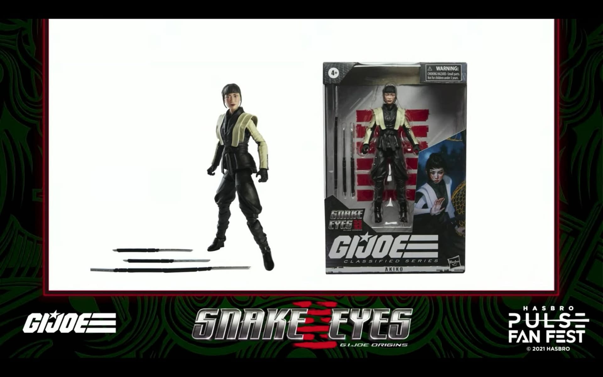 GI Joe Classified & Snake Eyes Reveals Take Over Hasbro Fan Fest