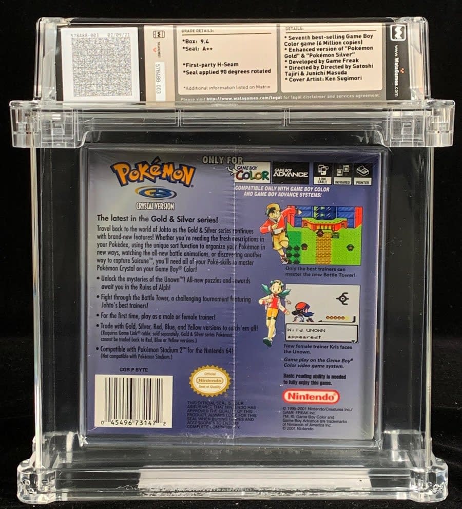 Pokémon Emerald, Graded 9.6 WATA A+, Auctioning At ComicConnect