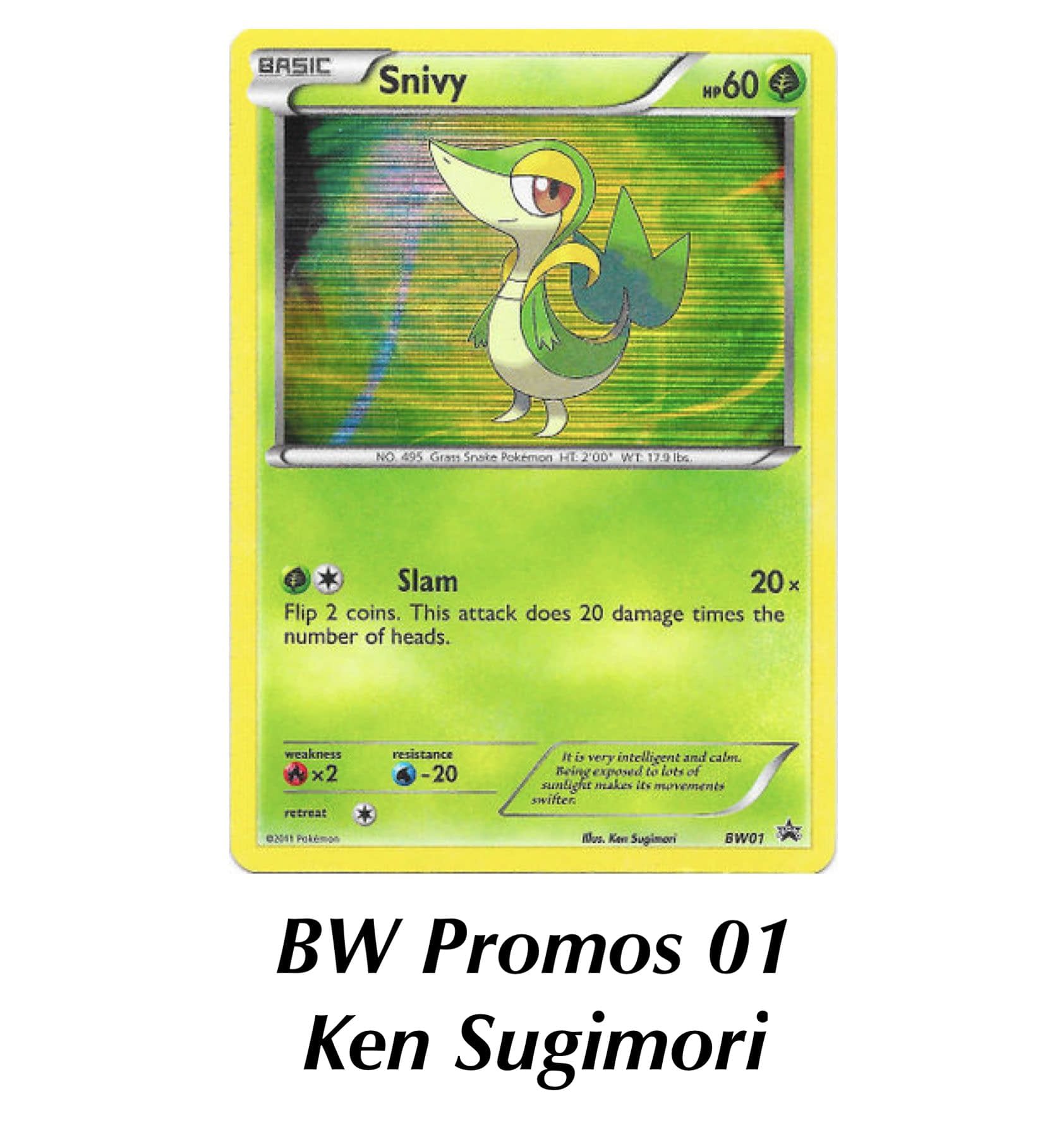 pokemon snivy card