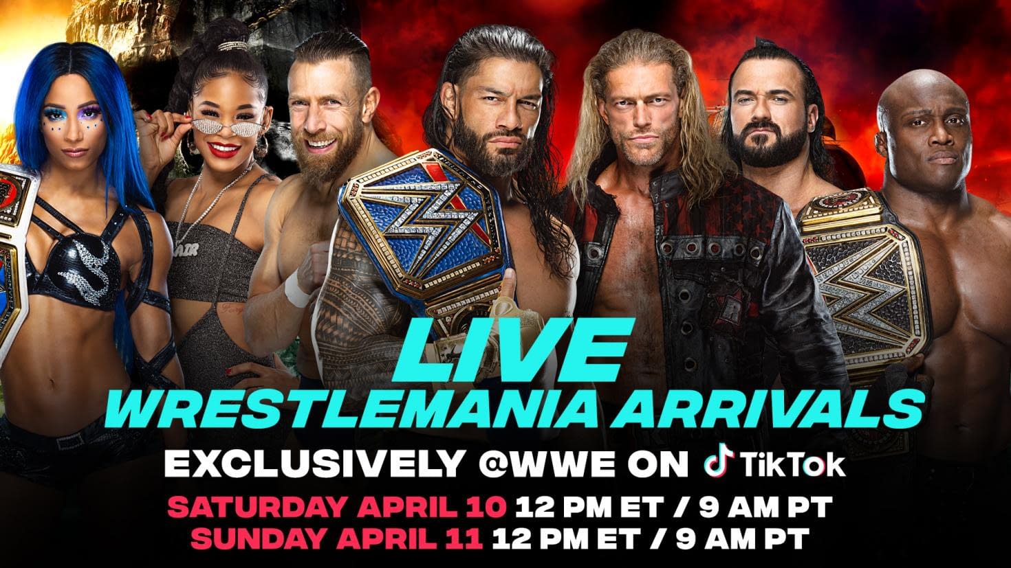 WWE to Stream WrestleMania Arrivals on TikTok