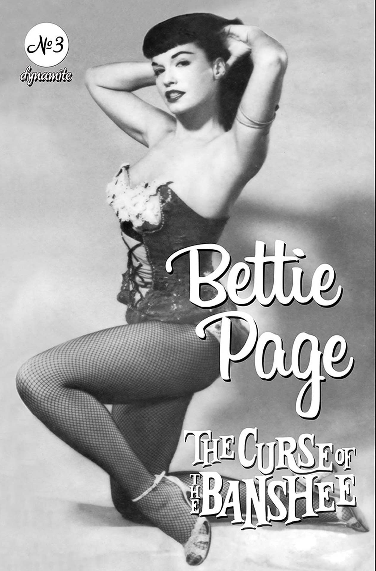 BETTIE PAGE & CURSE OF THE BANSHEE #3 CVR E BETTIE PAGE PIN