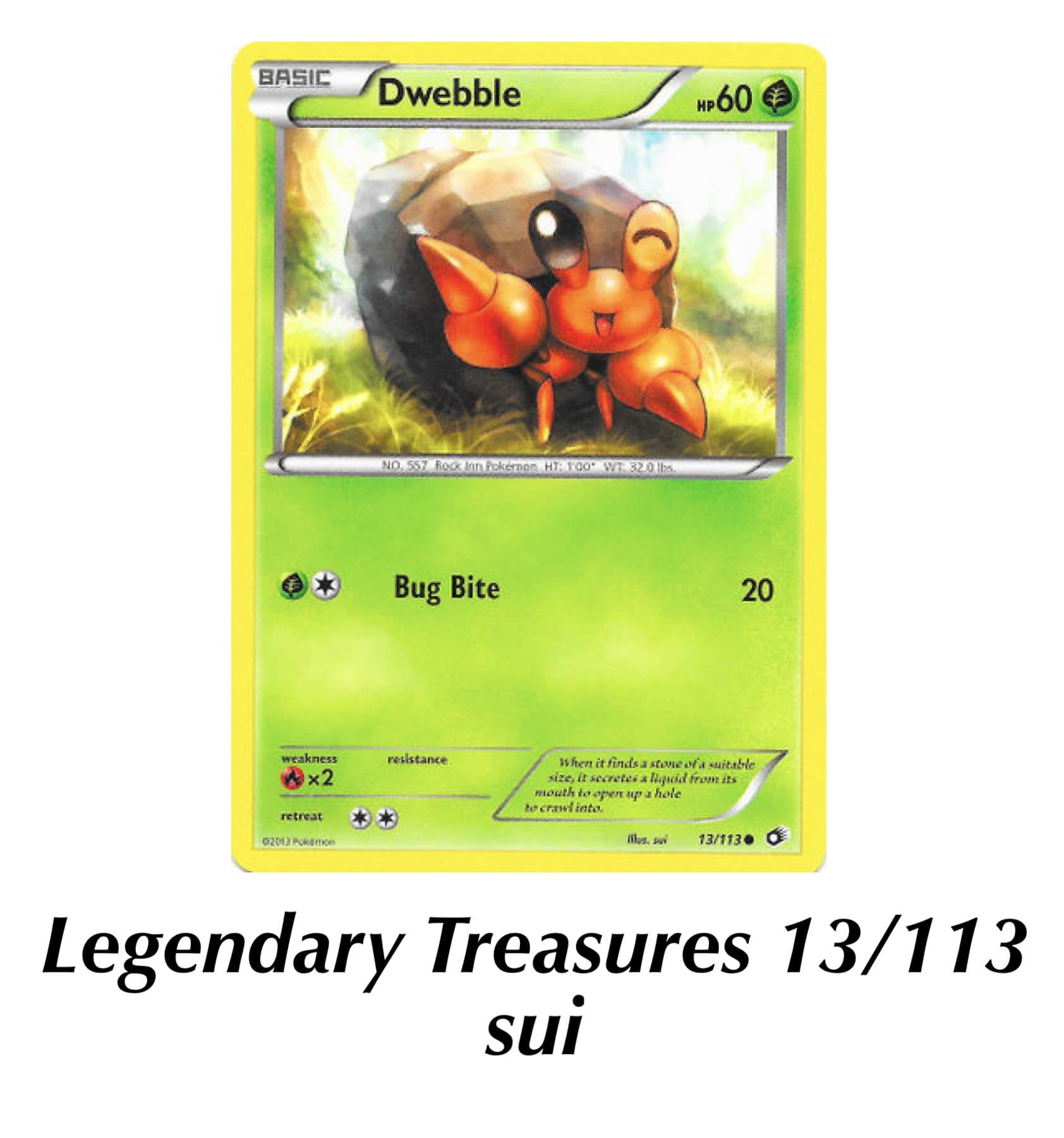 TCG Spotlight: Some Of The Best Dwebble Pokémon Cards