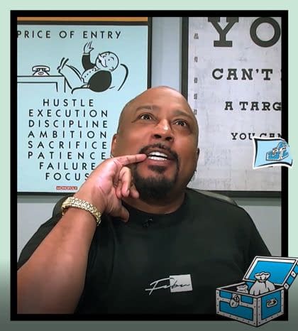Daymond John, the final celebrity in the Monopoly Community Chest event.