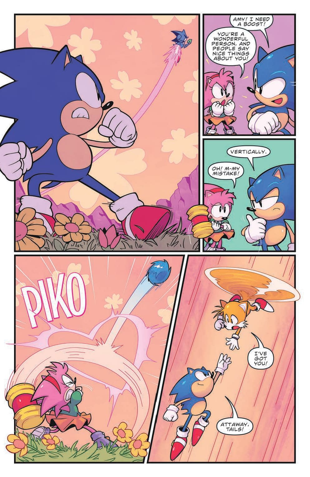 IDW Sonic the Hedgehog: Amy's 30th Anniversary Special Previews