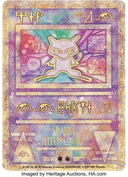 Mewtwo KIDS WB PROMO (HOLOGRAPHIC LOGO) The First Movie Pokémon Card