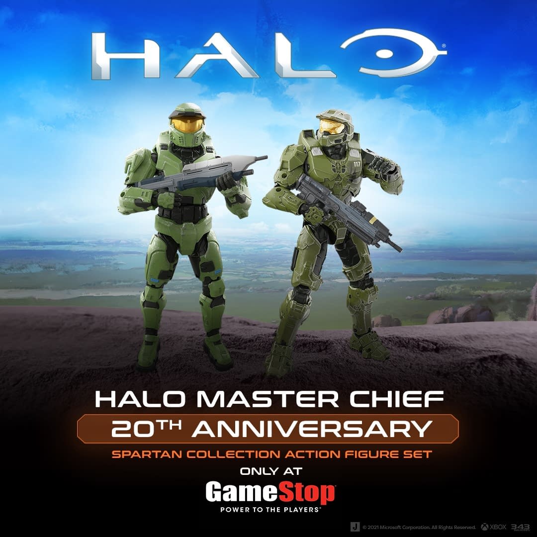 Halo Anniversary Series 2 Master Chief The Package McFarlane Toys Figure 