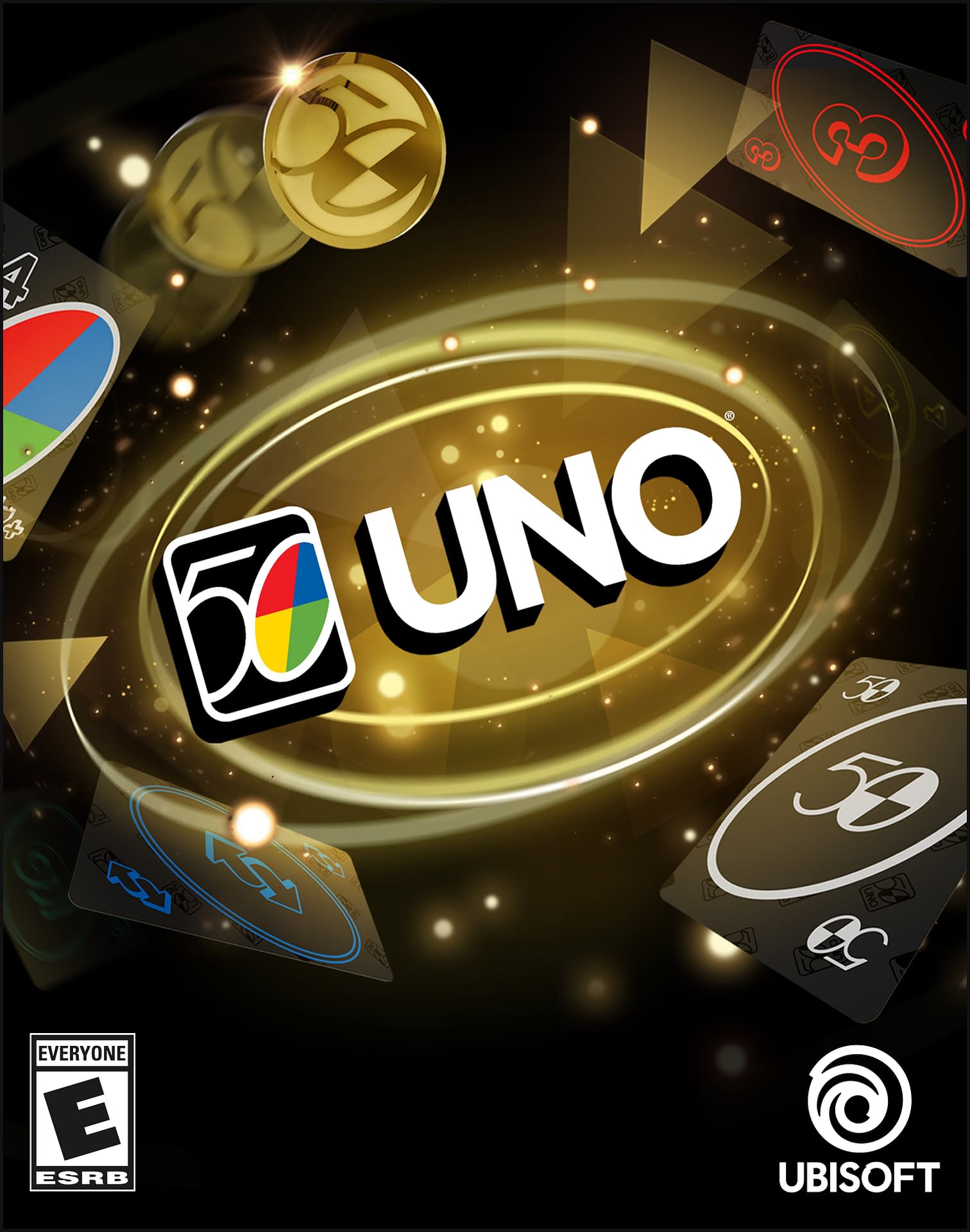 UNO Premium 50th Anniversary Golden Edition Card Game Exclusive