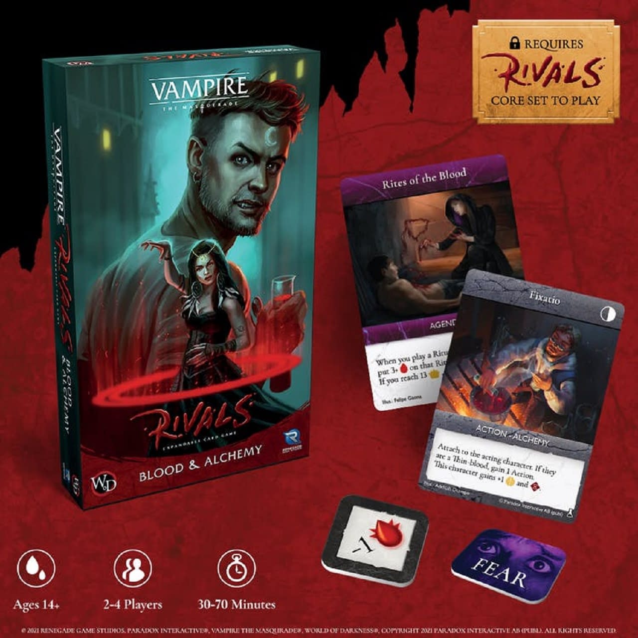 Vampire: The Masquerade Rivals Expandable Card Game The Dragon