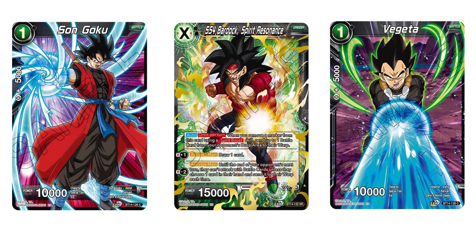 Anime Dragon Ball Son Goku Trunks Vegeta Iv Sr Card Game