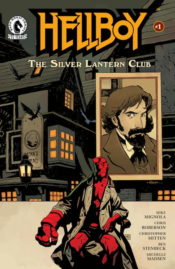 Cover to Hellboy: The Silver Lantern Club