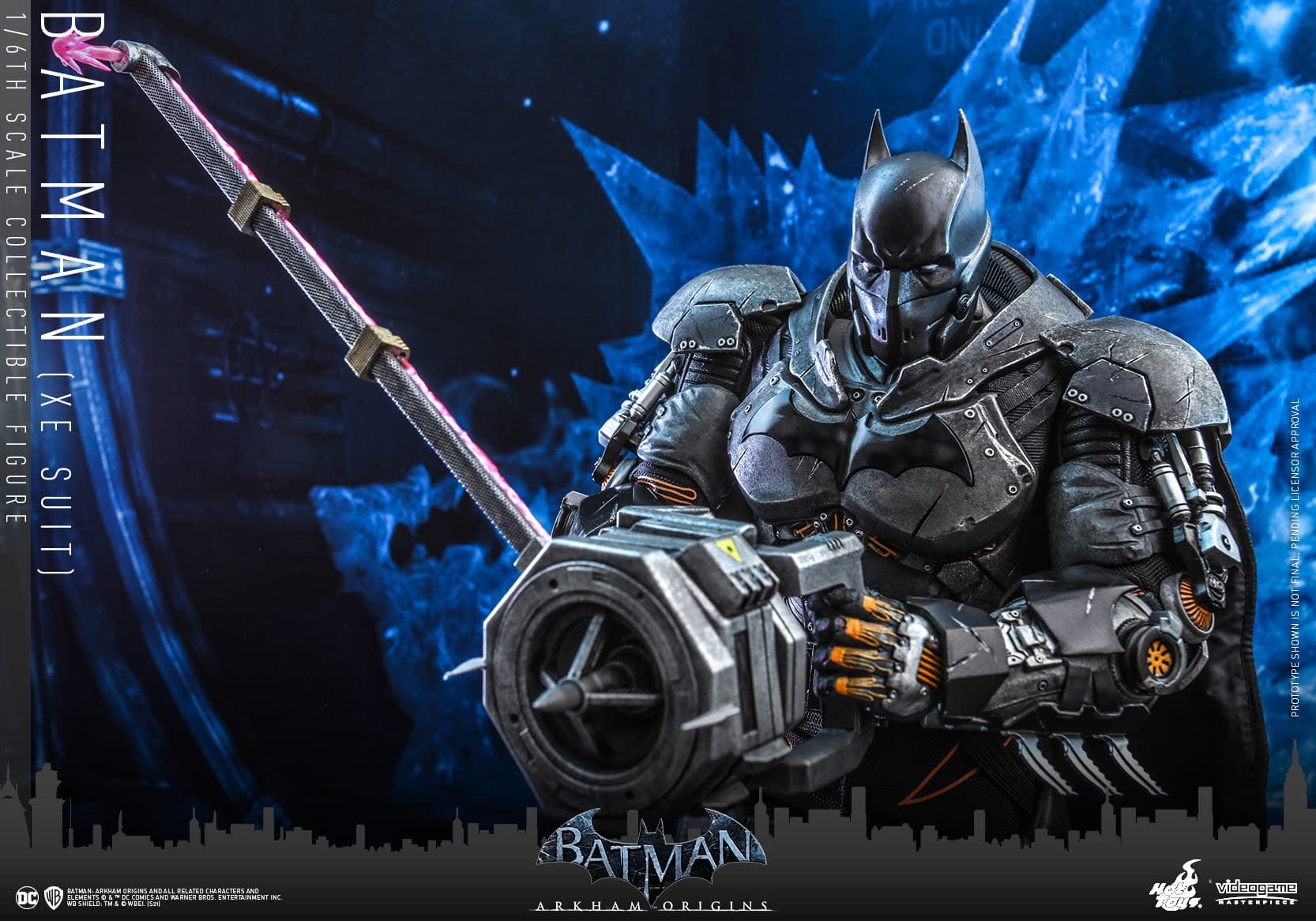 Batman: Arkham Origins XE Suit Deploys Into Gotham With Hot Toys