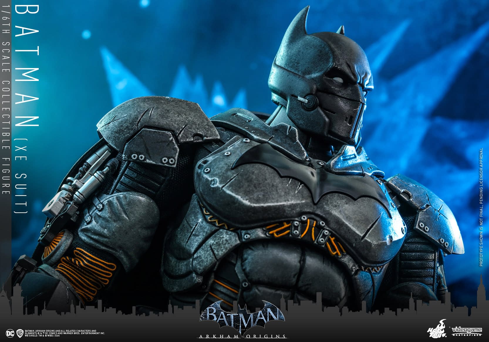 Batman: Arkham Origins XE Suit Deploys Into Gotham With Hot Toys