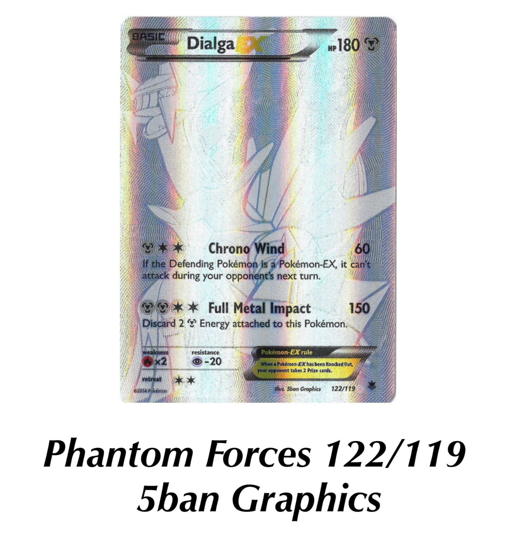 Check the actual value of your Phantom Forces Pokemon cards on