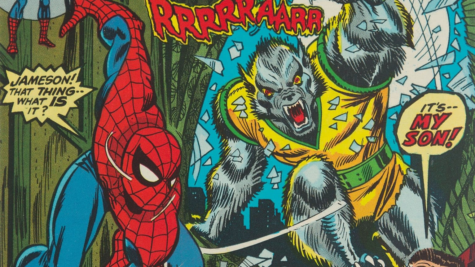 The Mark of the Man-Wolf in Amazing Spider-Man #124, Up for Auction