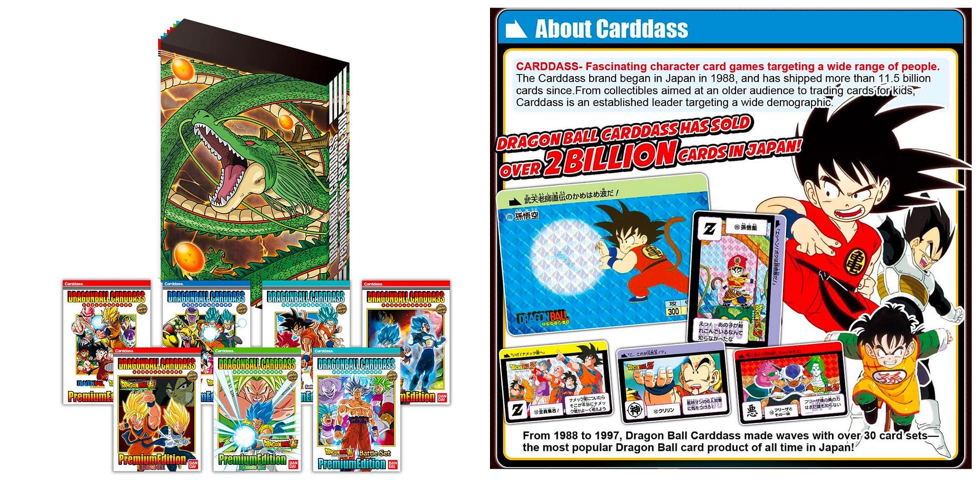 Bandai Announces Dragon Ball Carddass Premium Edition DX Set