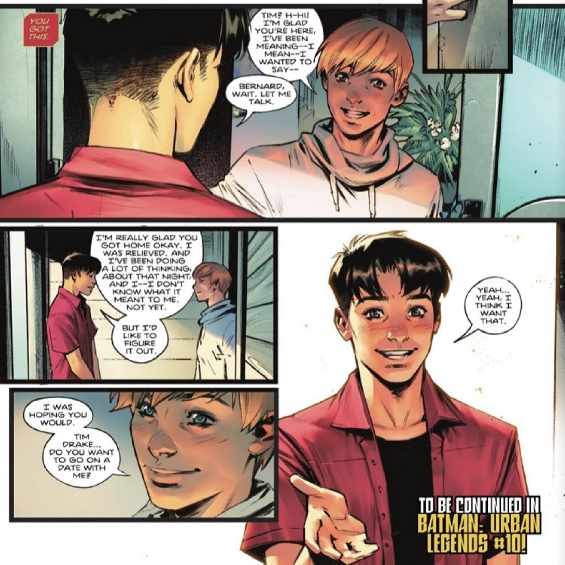 Bisexual Robin Sees Batman Urban Legends #6 Get A Second Print