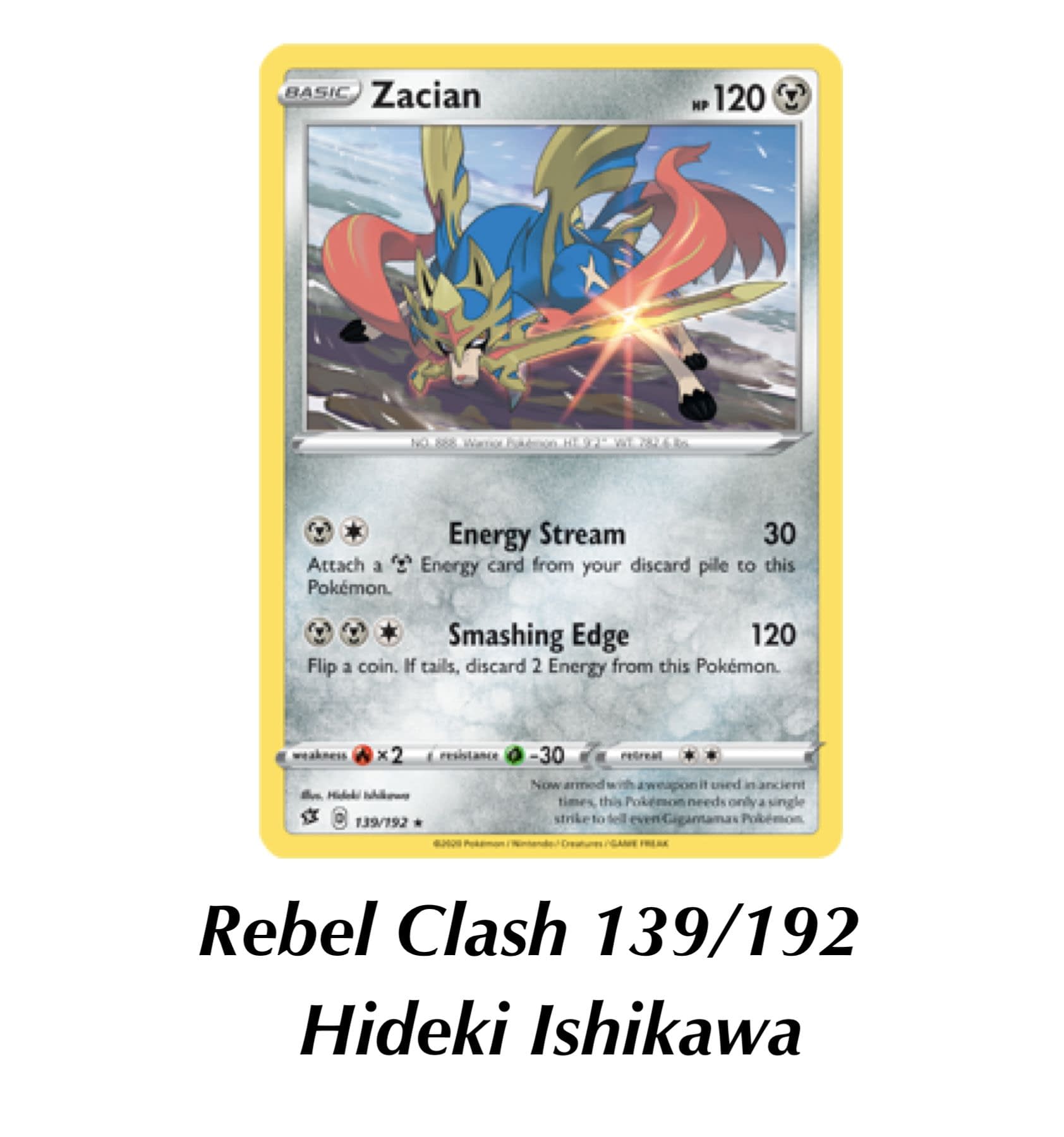 Zacian V - Top 11 Pokemon Cards in Sword & Shield #9 