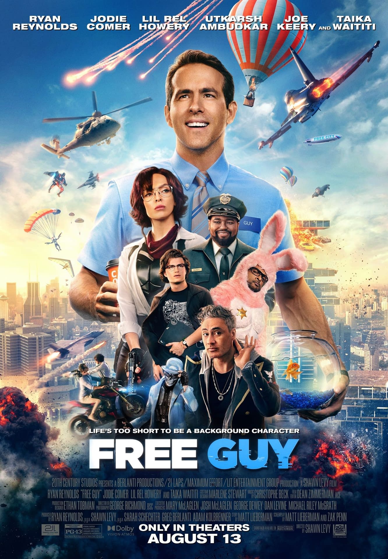 Movie Review: Free Guy a Fun, if Derivative, Wink at Gamer Culture