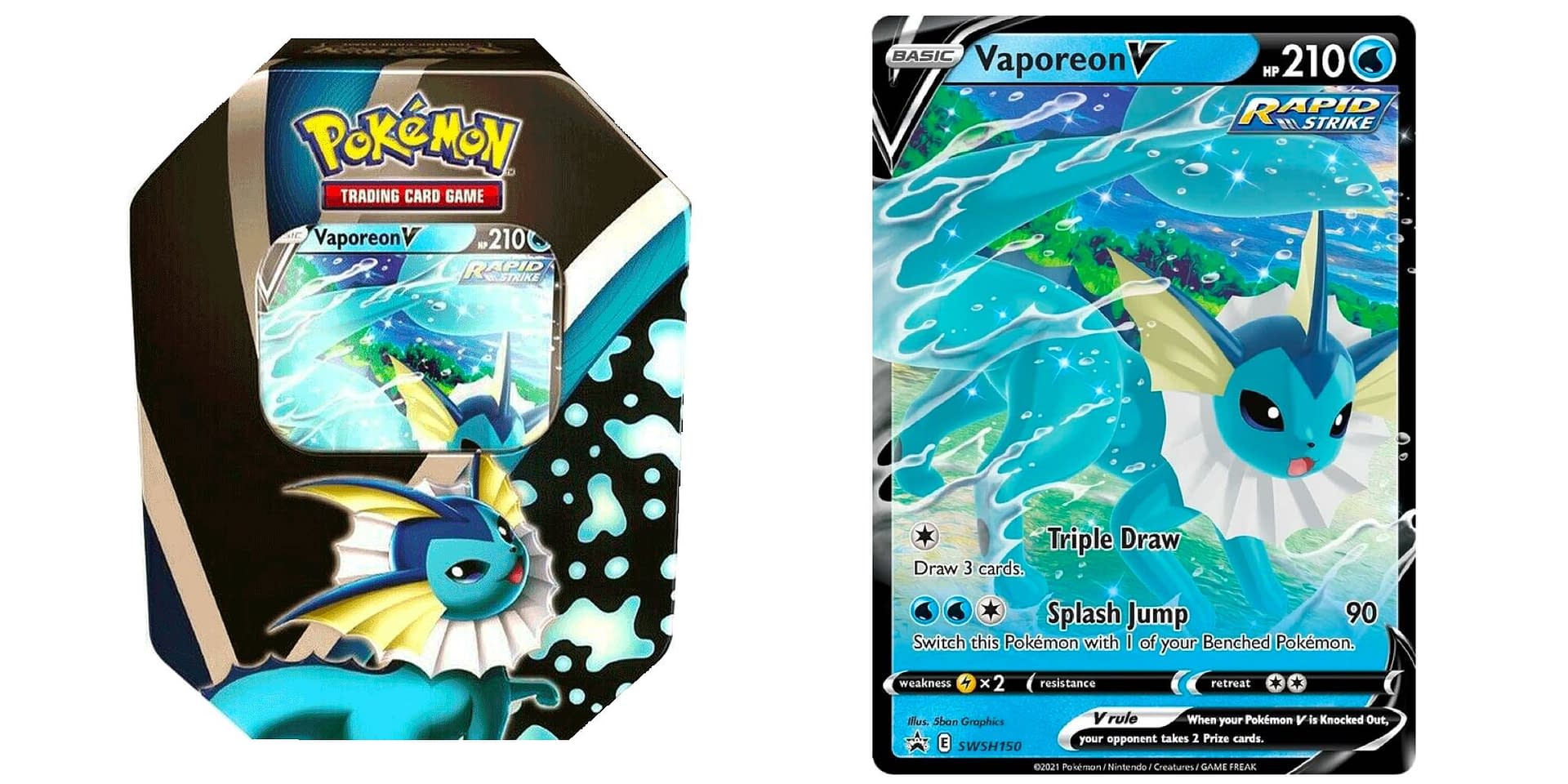 pokemon vaporeon card