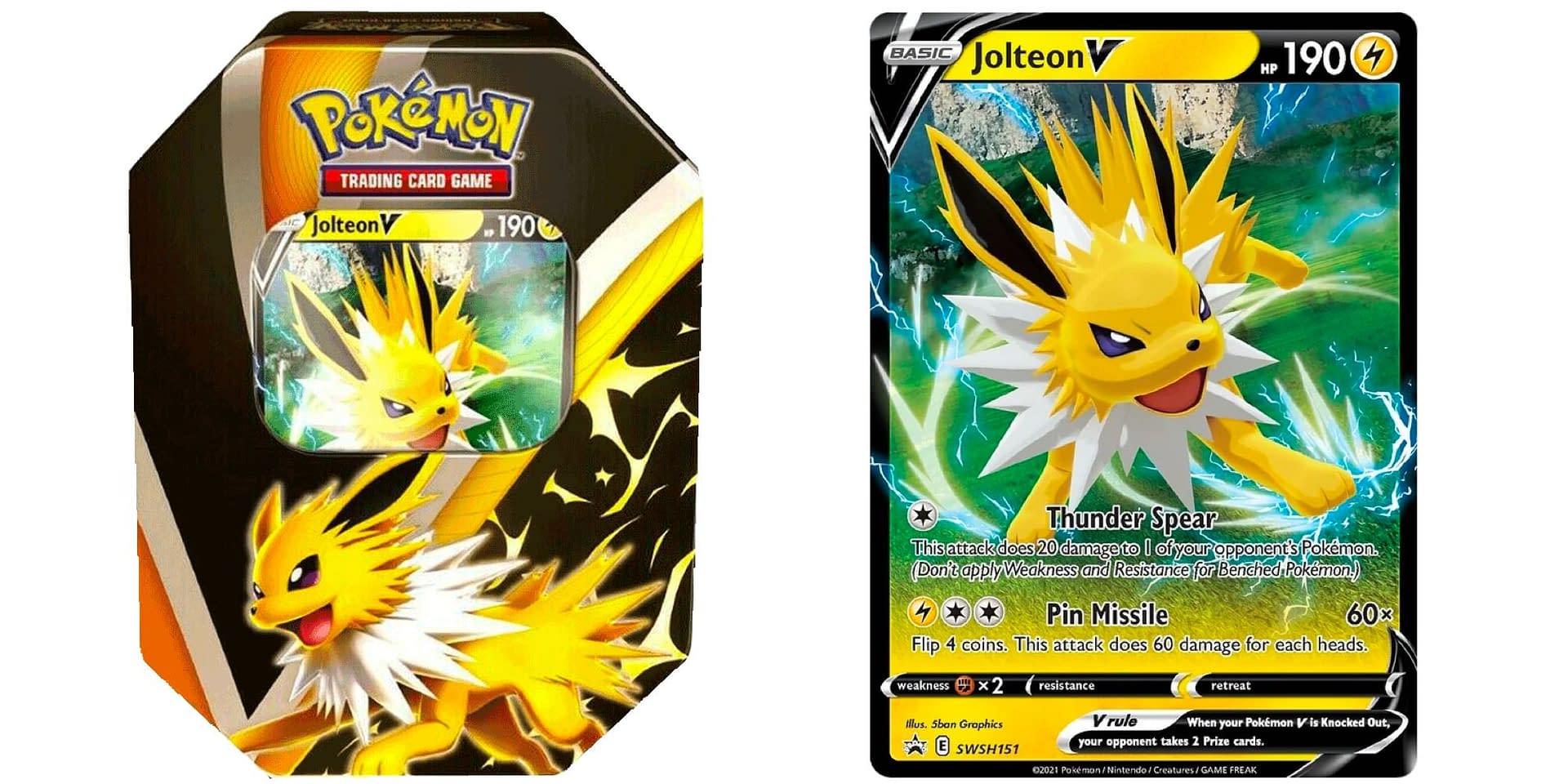 Pokémon TCG Product Review: Eevee Evolution Tin: Jolteon