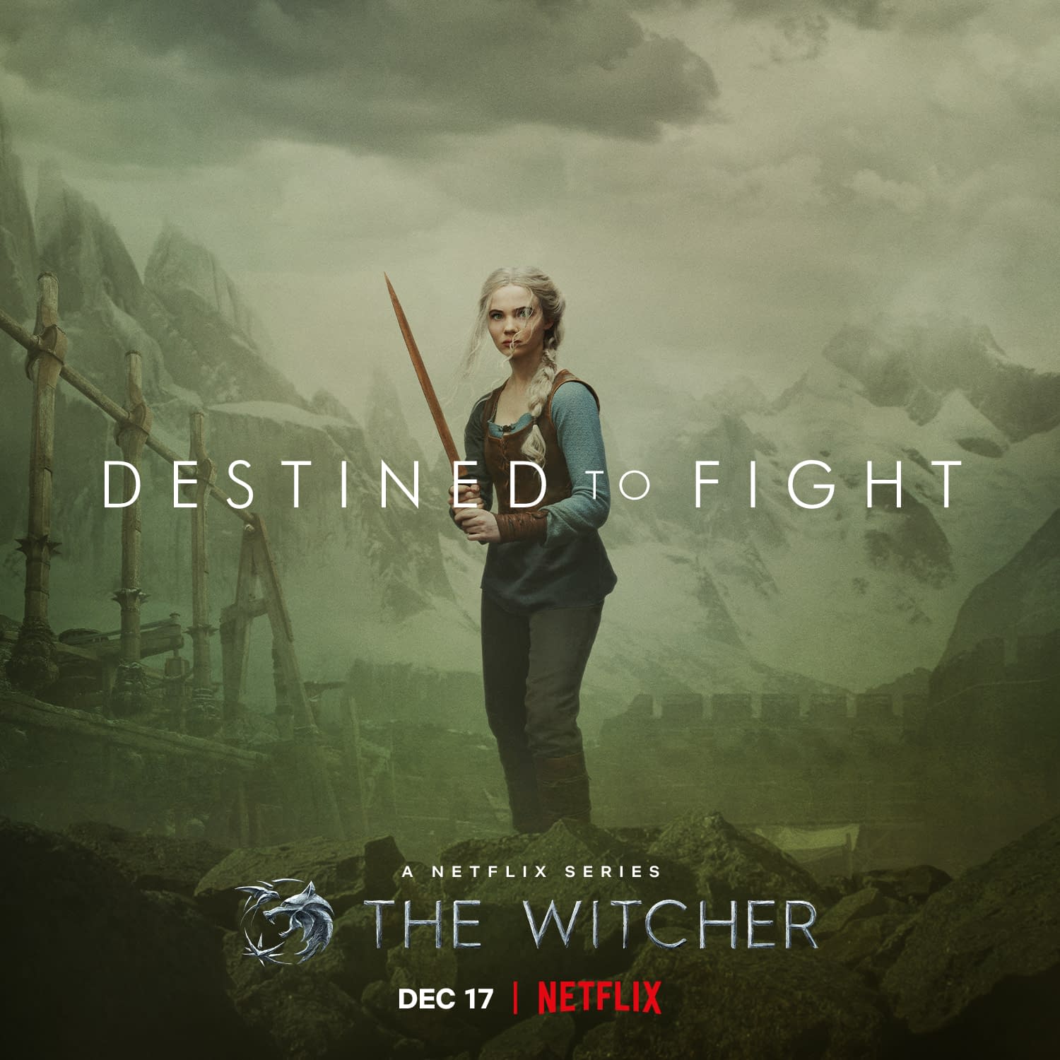 Ciri is Embraced in The Witcher Season 3 Poster