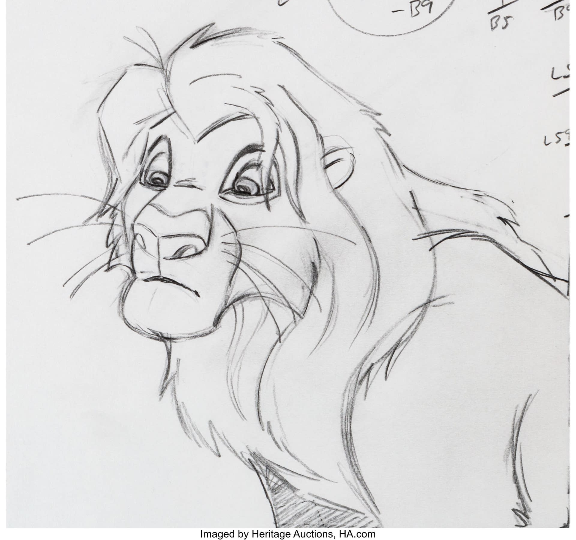 The Lion King II: Simba's Pride Illustration Hits Auction Today